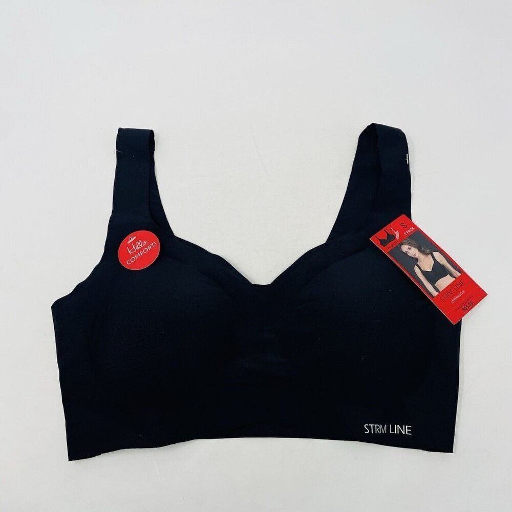 Strm Line Intimates Womens Size Small Seamless Lounge Bra Padded Bralette 1845